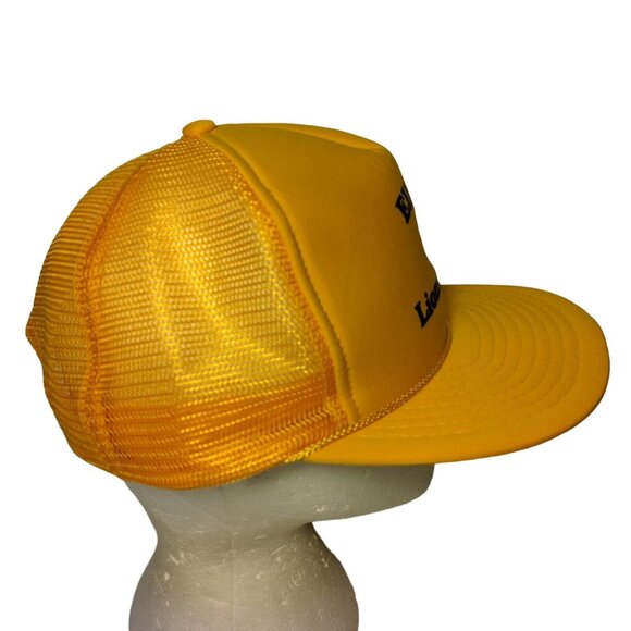 Lions Club International Elkins West Virginia Cap Hat Gold Mesh Trucker Cobra - Picture 5 of 14